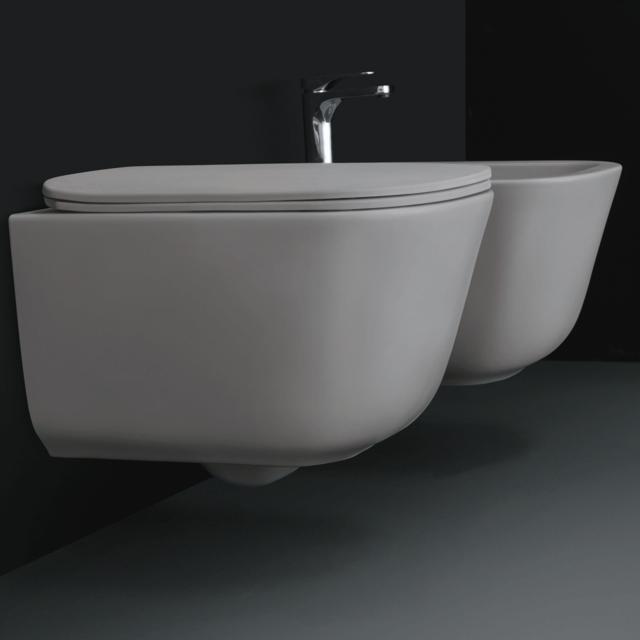 TriBeCa rimless væghængt toilet, Hvid