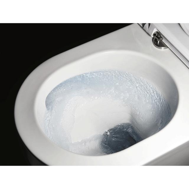 Futura rimless væghængt toilet m/tornadoskyl, Hvid