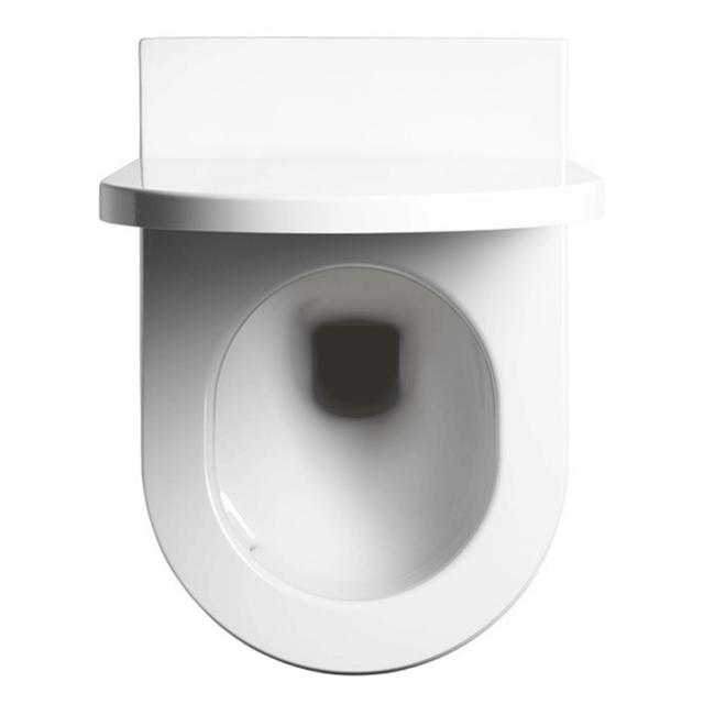 Futura rimless væghængt toilet m/tornadoskyl, Hvid